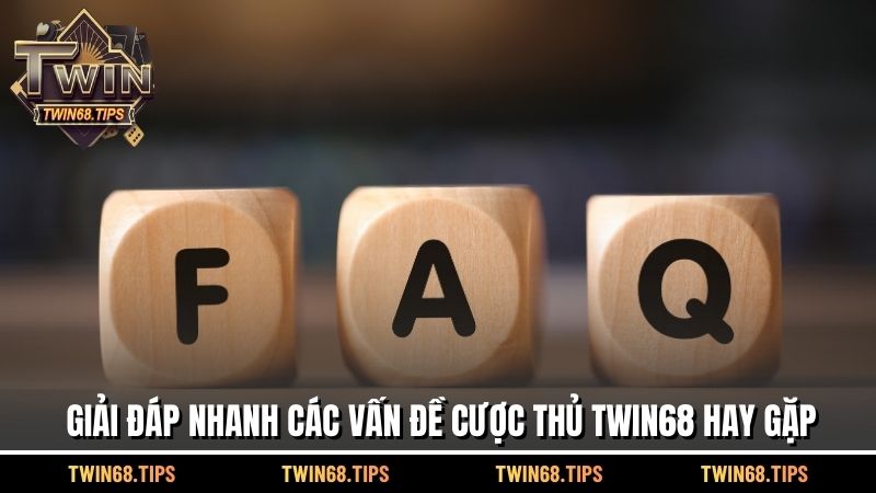 Giải đáp nhanh các vấn đề cược thủ TWIN68 hay gặp