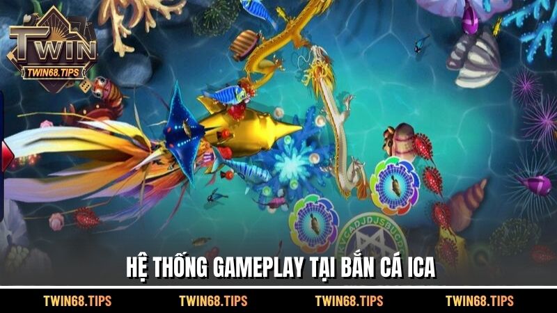 Hệ thống gameplay tại bắn cá ica