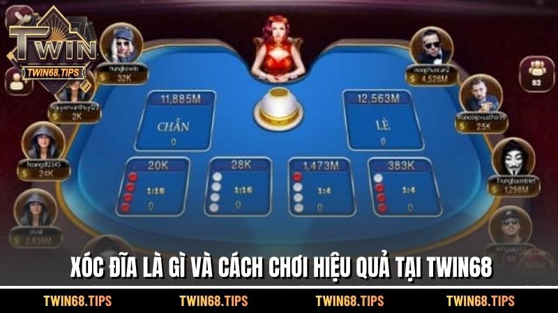 Xóc Đĩa là gì và cách chơi hiệu quả tại TWIN68